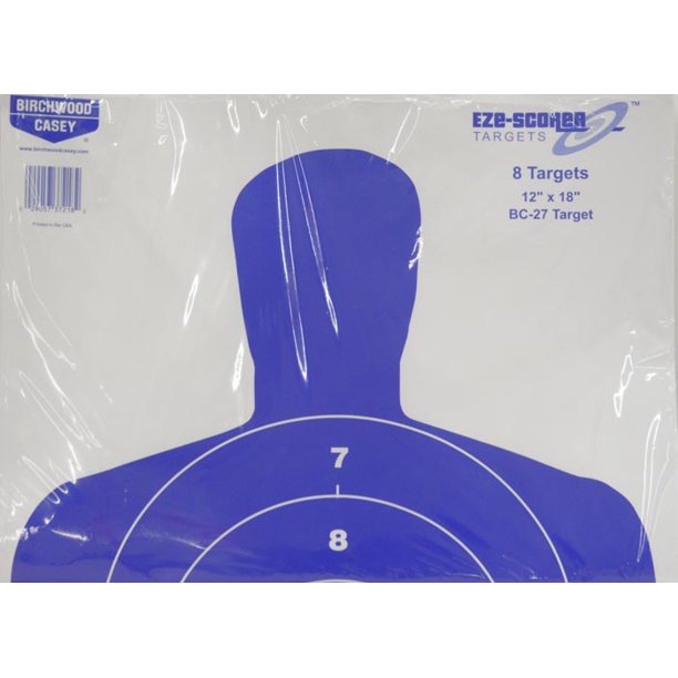 EZE-SCORER 12X18 BC27 BLUE 8PK