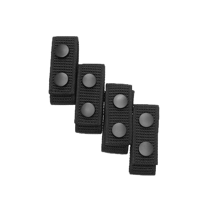 PFCT FT 1" NYLON BELT KEEPER w/BLK SNAP 4PK