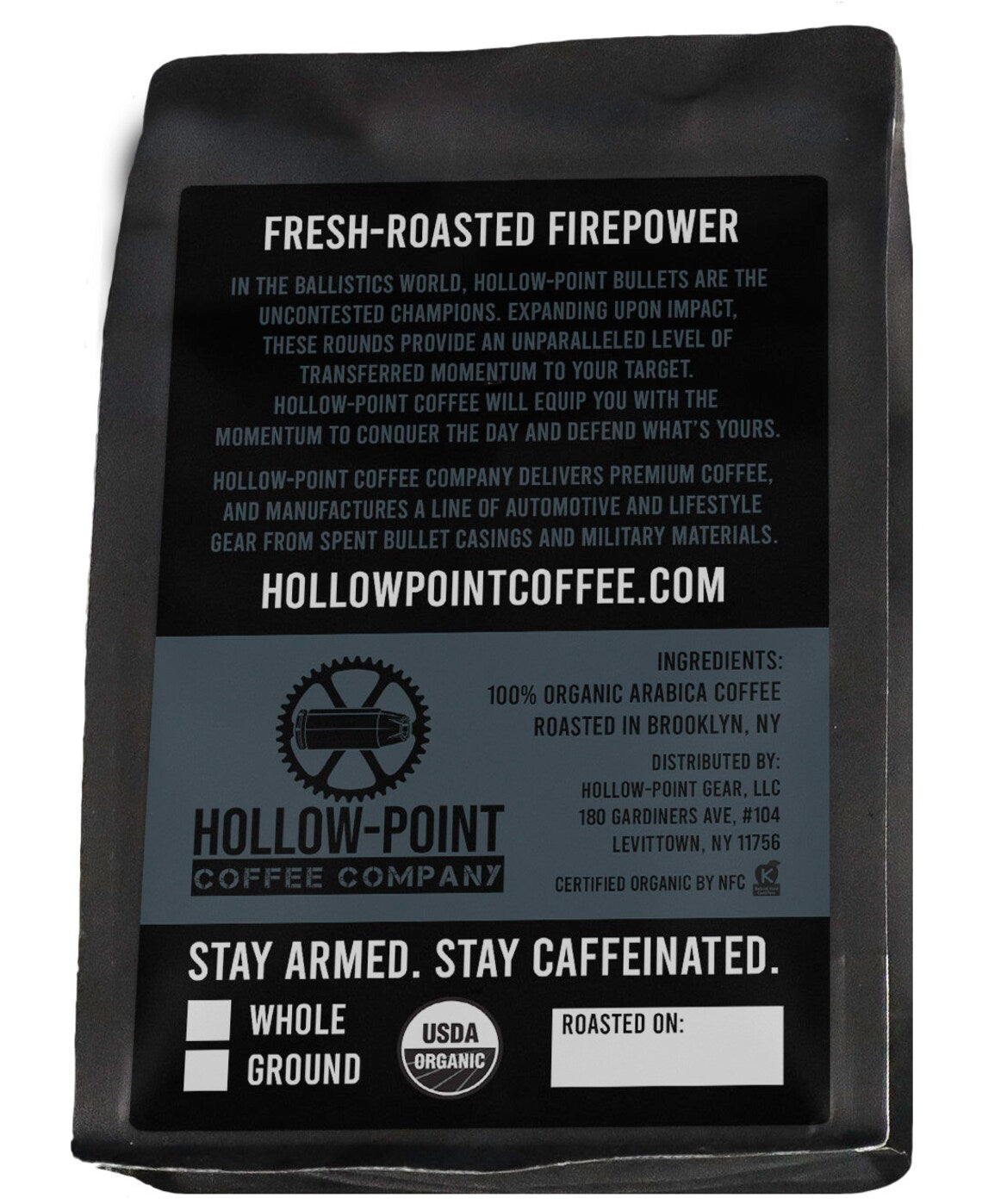 Hollow Point Coffee Co. 45ACP Fearless
