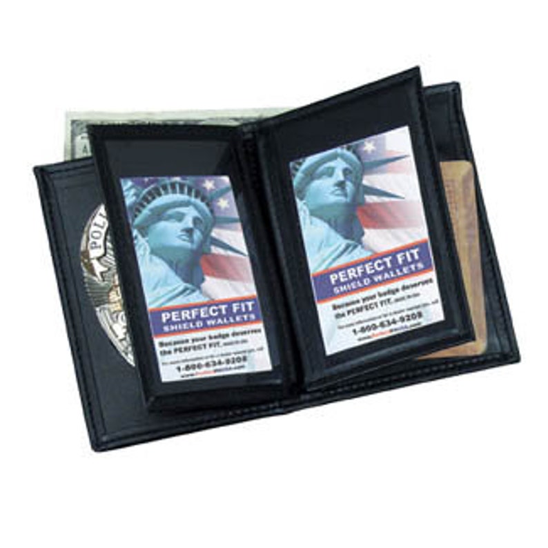 PFCT FT STYLE: 121-A BADGE WALLET W/ DOUBLE ID & CC SLOTS (589)