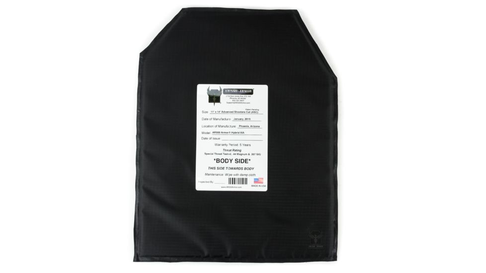 AR500 11"x14" IIIA Soft Plates (EACH)