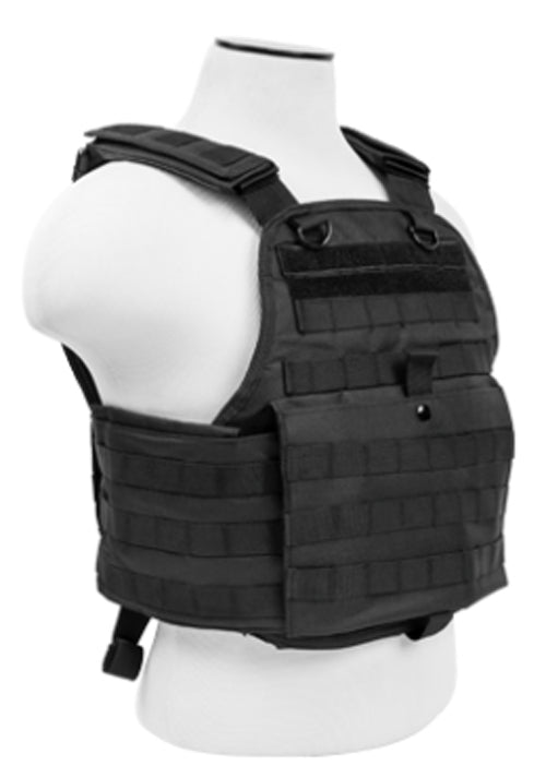 Condor Sentry Plate Carrier (BLACK) w/Soft Plates IIIA