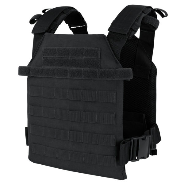 Condor Sentry Plate Carrier (BLACK) w/PA Kelvar Wrapped Plates III